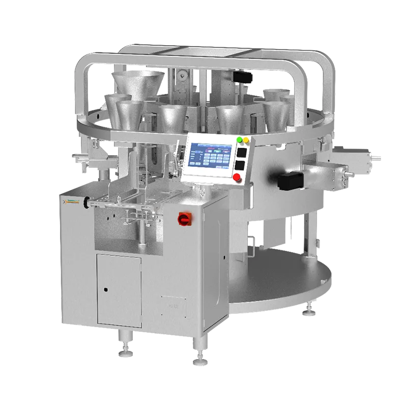 Roterande Long-bag Stand-up Pouch Packing Machine 10 Station